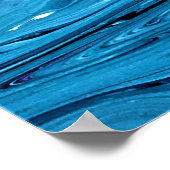 Abstrakte Farbstudie 357, Poster (Ecke)