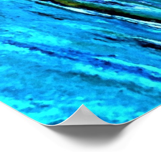 Abstrakte Farbstudie 35, Poster (Ecke)