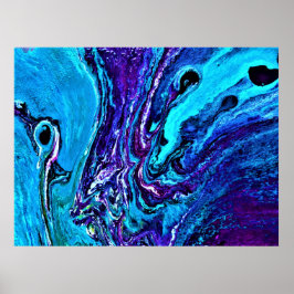 Abstrakte Farbstudie 35, Poster