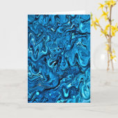 Abstrakte Farbstudie 360, Karte (Gelbe Blume)