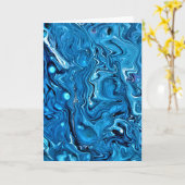 Abstrakte Farbstudie 362, Karte (Gelbe Blume)