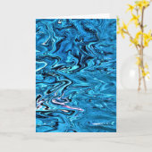 Abstrakte Farbstudie 363, Karte (Gelbe Blume)