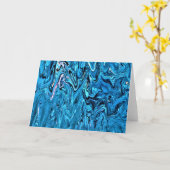 Abstrakte Farbstudie 363, Karte (Gelbe Blume)