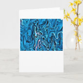 Abstrakte Farbstudie 364 Karte (Gelbe Blume)