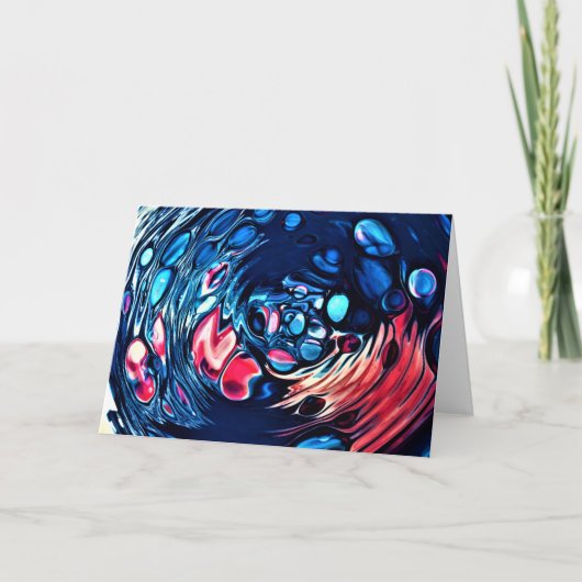 Abstrakte Farbstudie 365, Karte (Vorderseite)