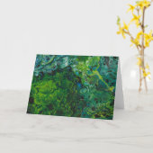 Abstrakte Farbstudie 367, Karte (Gelbe Blume)