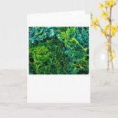 Abstrakte Farbstudie 367 Karte (Gelbe Blume)