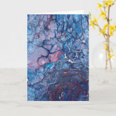 Abstrakte Farbstudie 368, Karte (Gelbe Blume)