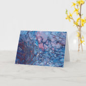 Abstrakte Farbstudie 368, Karte (Gelbe Blume)