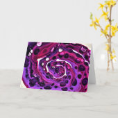 Abstrakte Farbstudie 373, Karte (Gelbe Blume)