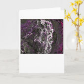 Abstrakte Farbstudie 375, Karte (Gelbe Blume)
