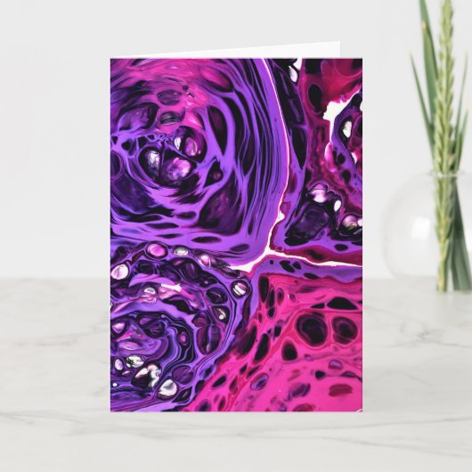 Abstrakte Farbstudie 378, Karte (Vorderseite)