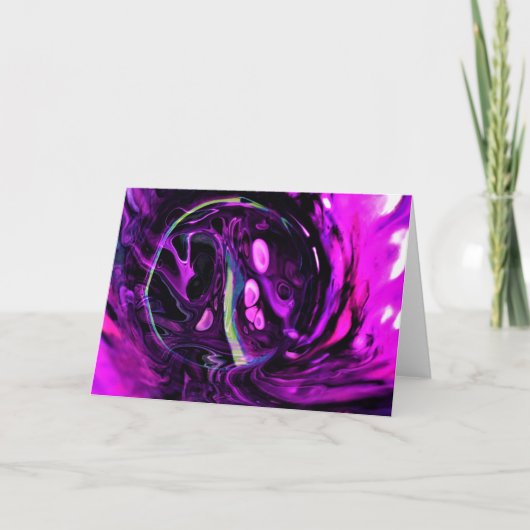 Abstrakte Farbstudie 384, Karte (Vorderseite)