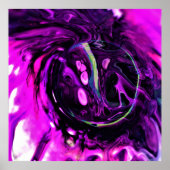 Abstrakte Farbstudie 384, Poster (Vorne)