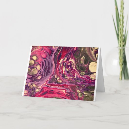 Abstrakte Farbstudie 386, Karte (Vorderseite)