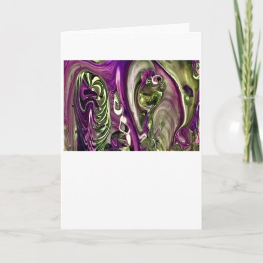 Abstrakte Farbstudie 387, Karte (Vorderseite)