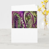 Abstrakte Farbstudie 387, Karte (Gelbe Blume)