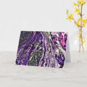 Abstrakte Farbstudie 388, Karte (Gelbe Blume)