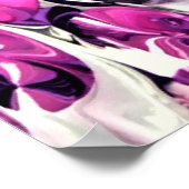 Abstrakte Farbstudie 388, Poster (Ecke)