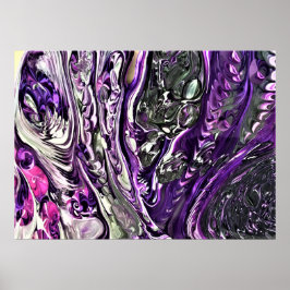 Abstrakte Farbstudie 388, Poster