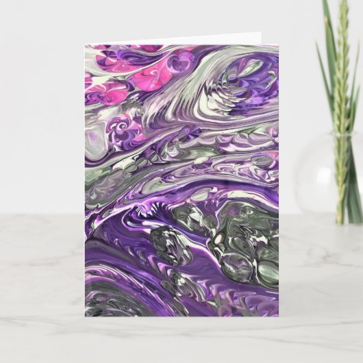 Abstrakte Farbstudie 389, Karte (Vorderseite)