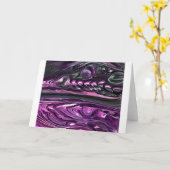 Abstrakte Farbstudie 390, Karte (Gelbe Blume)