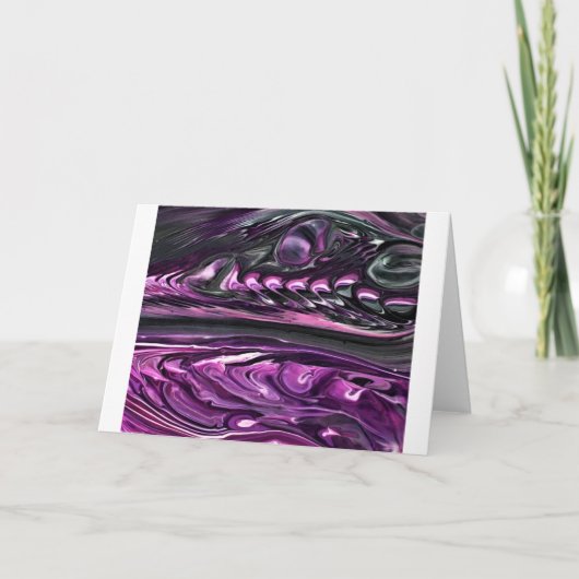 Abstrakte Farbstudie 390, Karte (Vorderseite)