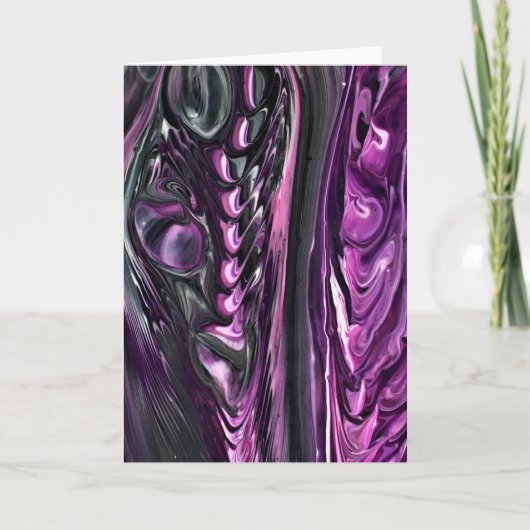 Abstrakte Farbstudie 390, Karte (Vorderseite)