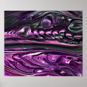 Abstrakte Farbstudie 390, Poster (Vorne)