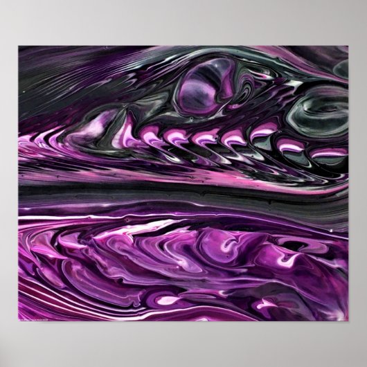 Abstrakte Farbstudie 390, Poster (Vorne)