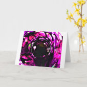 Abstrakte Farbstudie 391, Karte (Gelbe Blume)