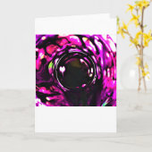 Abstrakte Farbstudie 391, Karte (Gelbe Blume)