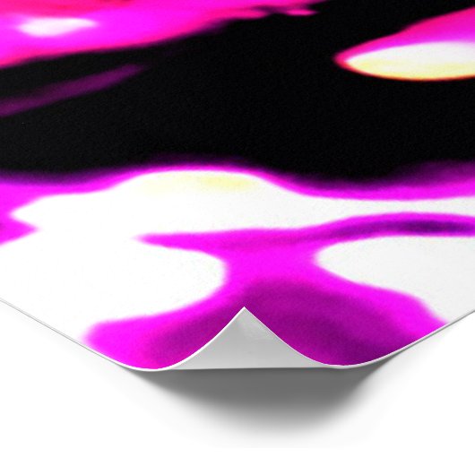 Abstrakte Farbstudie 391, Poster (Ecke)