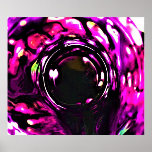 Abstrakte Farbstudie 391, Poster (Vorne)