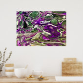 Abstrakte Farbstudie 394, Poster (Küche)