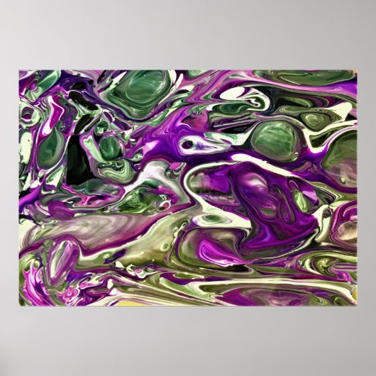 Abstrakte Farbstudie 394, Poster (Vorne)