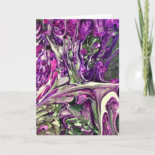 Abstrakte Farbstudie 396, Karte (Vorderseite)