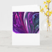 Abstrakte Farbstudie 397, Karte (Gelbe Blume)