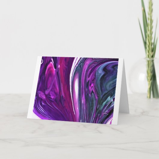 Abstrakte Farbstudie 397, Karte (Vorderseite)