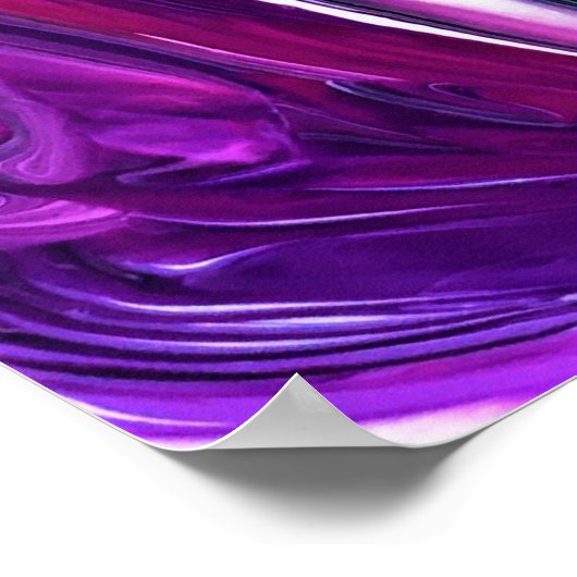 Abstrakte Farbstudie 397, Poster (Ecke)