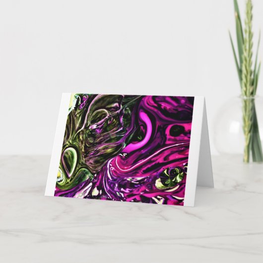 Abstrakte Farbstudie 399, Karte (Vorderseite)