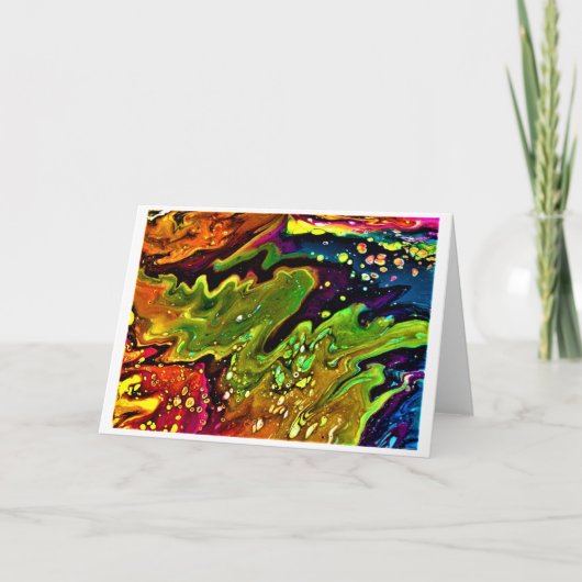 Abstrakte Farbstudie 3, Karte (Vorderseite)