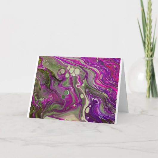 Abstrakte Farbstudie 402, Karte (Vorderseite)