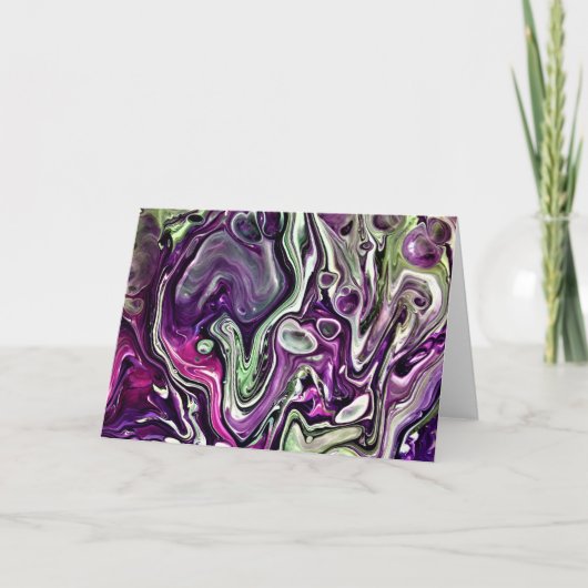 Abstrakte Farbstudie 409, Karte (Vorderseite)