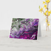 Abstrakte Farbstudie 413, Karte (Gelbe Blume)