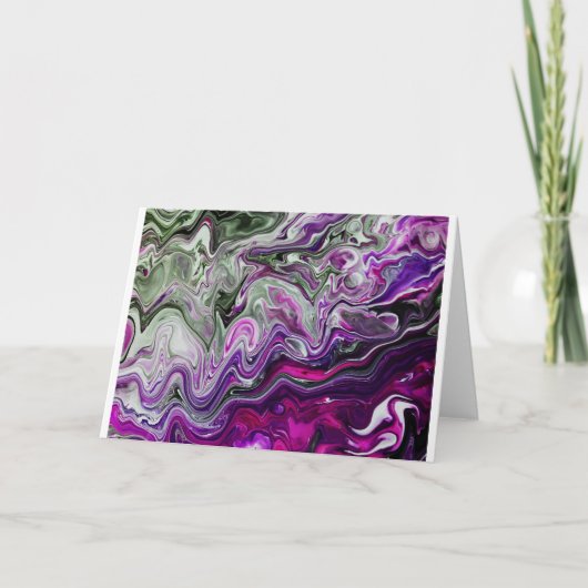 Abstrakte Farbstudie 413, Karte (Vorderseite)