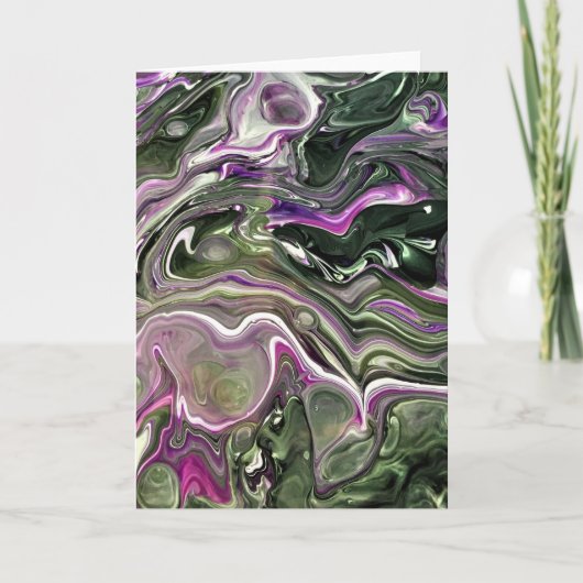 Abstrakte Farbstudie 414, Karte (Vorderseite)