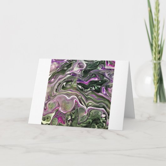 Abstrakte Farbstudie 414, Karte (Vorderseite)