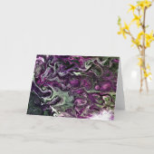 Abstrakte Farbstudie 419.2, Karte (Gelbe Blume)