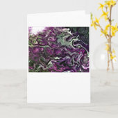 Abstrakte Farbstudie 419.2, Karte (Gelbe Blume)